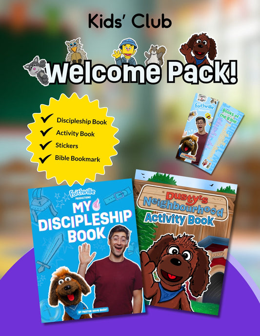 Kids' Club Welcome Pack (My Discipleship Book + Activity Book and Stickers)